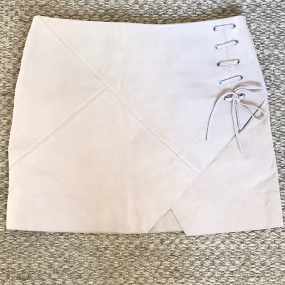 BLANKNYC Suede Mini Skirt